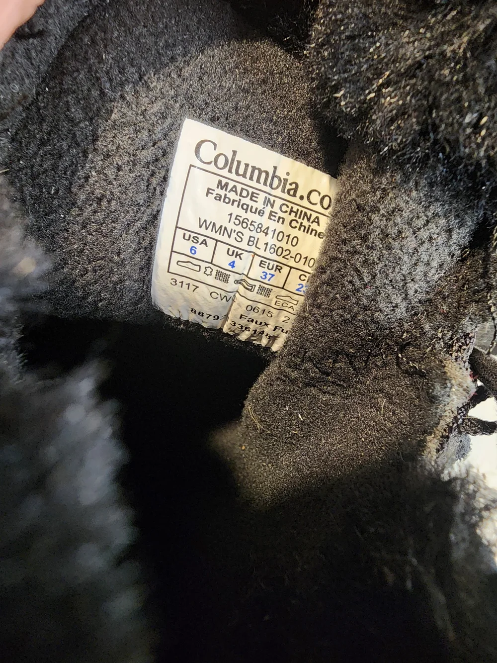 Columbia women black